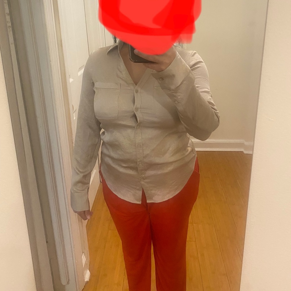 Gold shirt from express